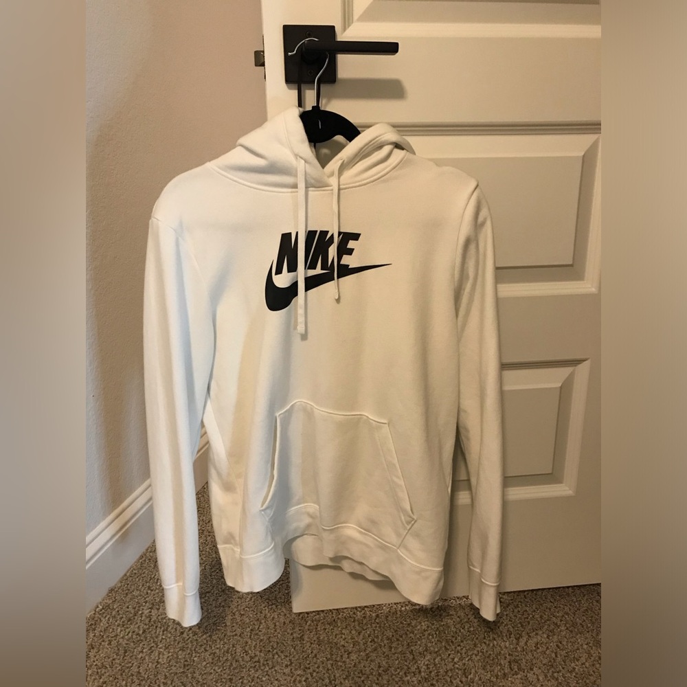 White Nike hoodie